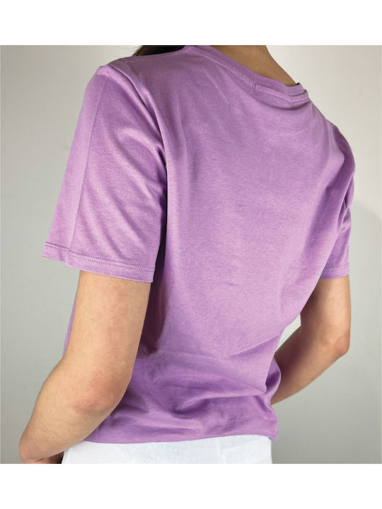 Γυναικείο T-shirt Λιλά