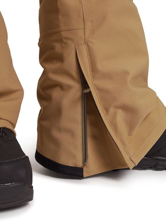 Burton Southside 2l 10193107250 Ανδρικό Παντελόνι Σκι & Snowboard Καφέ