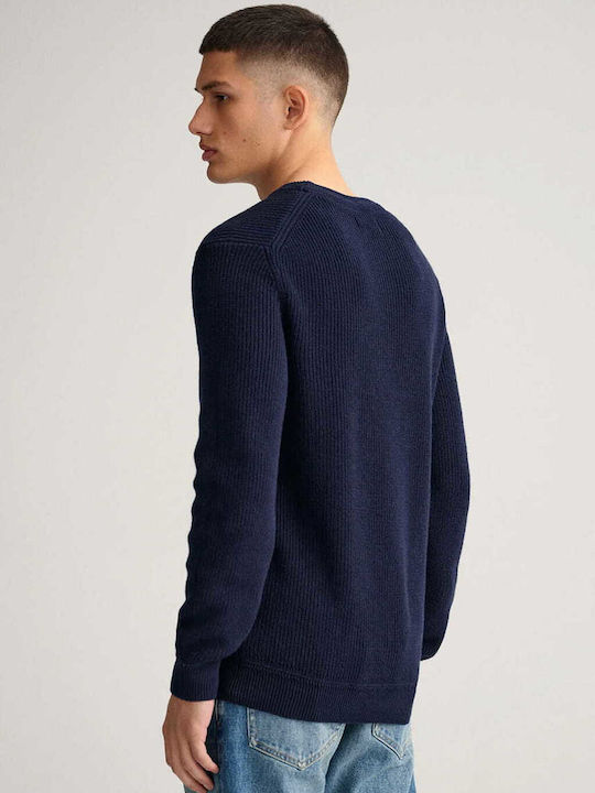 Gant Men's Long Sleeve Sweater Navy Blue