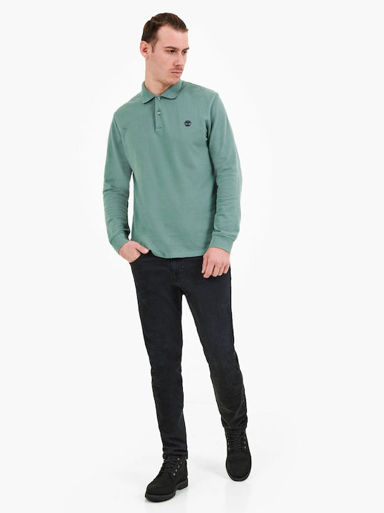 Polo Short Sleeve Green Blouse