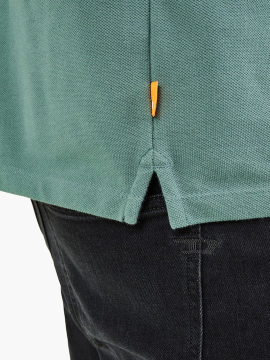 Polo Short Sleeve Green Blouse
