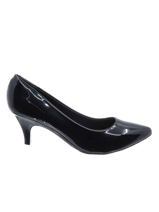 Beira Rio Damen Pumps Lustrine Schwarz