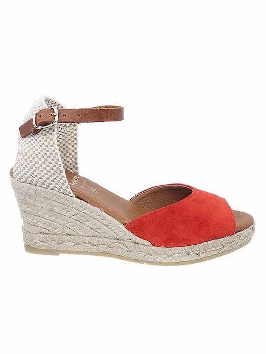 Viguera Espadrile pentru femei 1728 Red