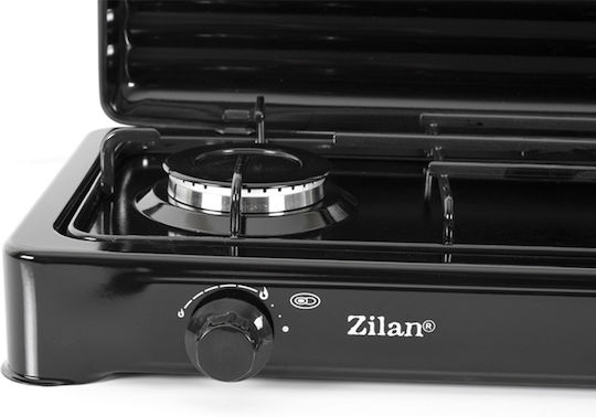 Zilan ZLN0025 Aragaz de masă Pe gaz Dublă Negru