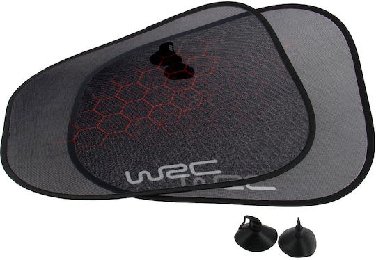 WRC Car Side Sunshades with Suction Cup 44x36cm 2pcs