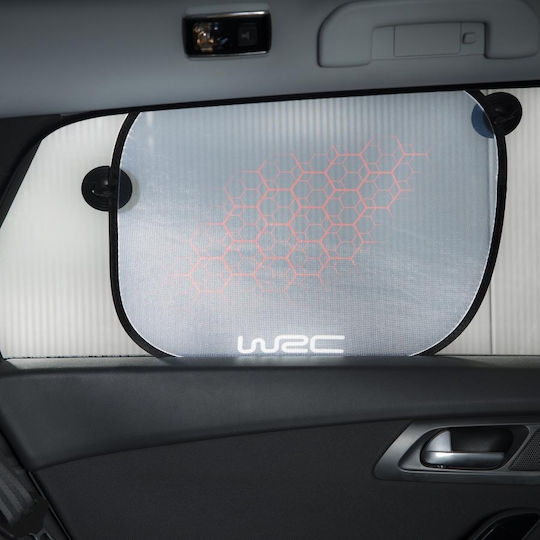 WRC Car Side Sunshades with Suction Cup 44x36cm 2pcs
