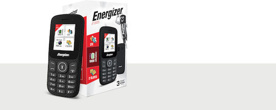 Energizer Energy E130s Dual SIM Κινητό με Κουμπιά Μαύρο