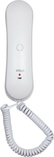 Witech WT-1010 Кабелен телефон Гондола Бял WT-1010WHT