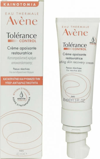 Eau Thermale Avène Tolerance Control 24ωρη Ενυδατική Κρέμα Προσώπου 40ml