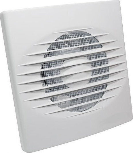 Eurolamp Wall-mounted Ventilator Bathroom 120mm White