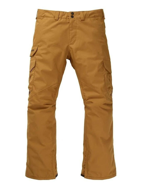 Burton 10186106960 Pantaloni de schi și snowboard pentru bărbați Ski & Snowboard Bej