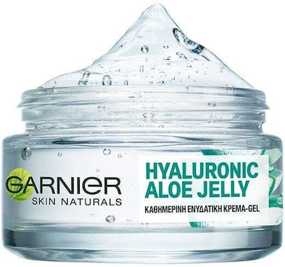 Garnier 48ωρη Ενυδατική & Αναπλαστική Κρέμα-Gel Προσώπου Ημέρας με Υαλουρονικό Οξύ & Aloe Vera 50ml