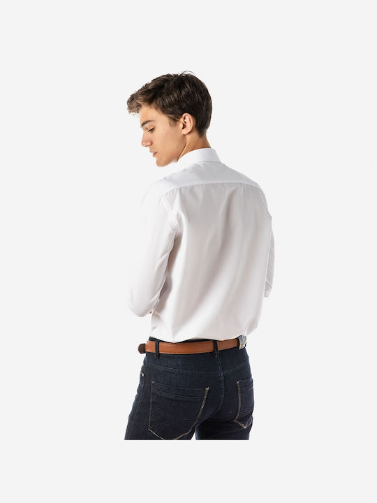 Brokers Jeans Men's Shirt Long Sleeve White