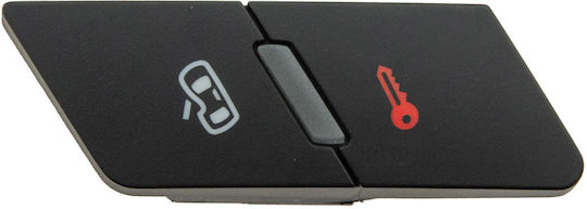NTY Car Door Lock Switch for Audi A6 C6 10/2006+ Black