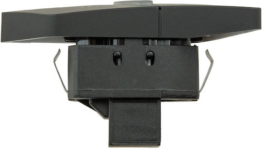 NTY Car Door Lock Switch for Audi A6 C6 10/2006+ Black