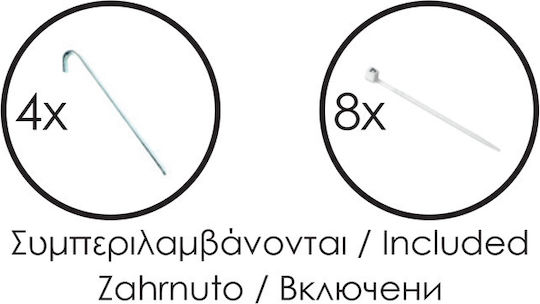 Aca Коледен Пластмасов Светодиоден маркуч 80x78x27см. Дизайн