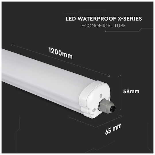 V-TAC Lighting Batten Outdoor with Integrated LED 24W 120cm