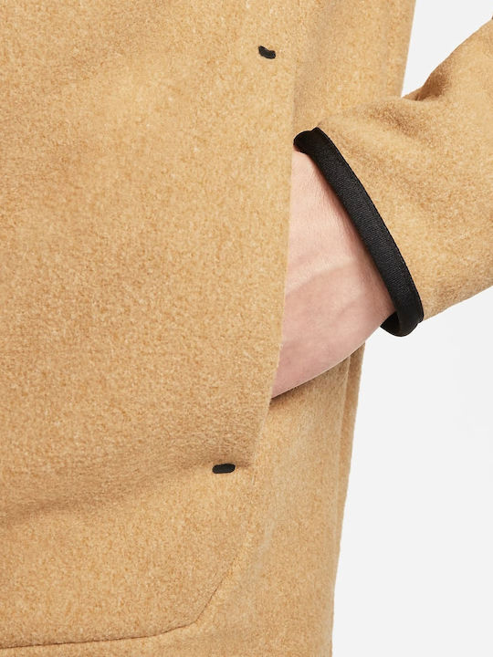 Sportswear Tech Fleece Sweatshirt mit Kapuze Beige