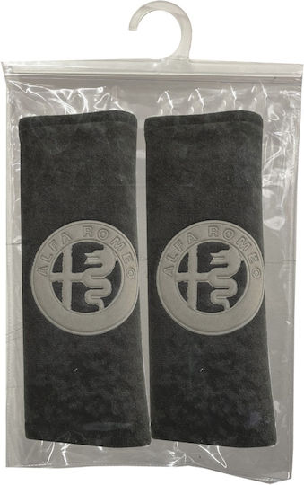 Race Axion Autositzgurt-Pads Alfa Romeo 21x7.5cm Schwarz 2Stück