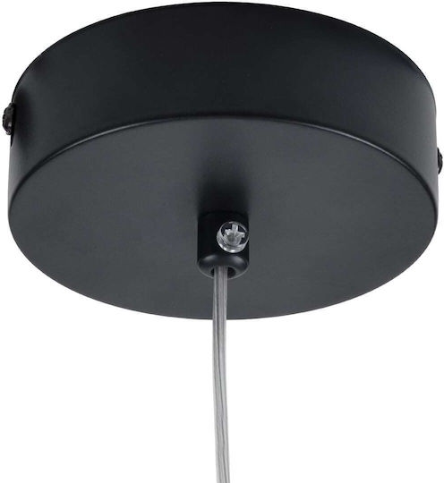 GloboStar Tears Deckenleuchte Schwarz LED mit Verstellbarem Weiß Licht 51.5x51.5x51.5cm