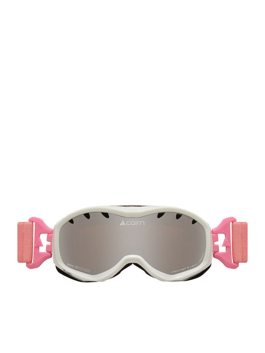 Cairn Rush SPX3000 Μάσκα Σκι & Snowboard Παιδική Ροζ με Φακό Καθρέπτη σε Γκρι Χρώμα
