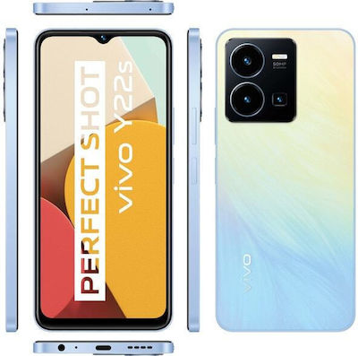 Vivo Y22s Dual SIM (4GB/64GB) Summer Cyan