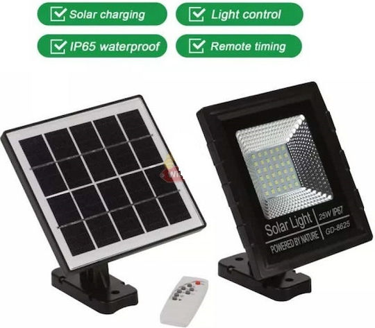 GDPLUS Solar LED Floodlight 25W with Remote Control