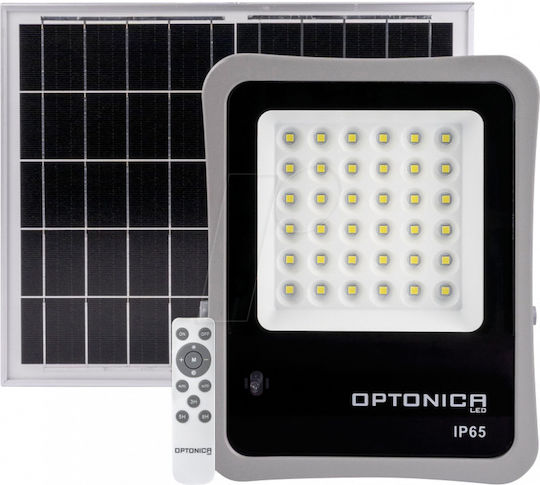 Optonica Rezistent la apă Solar Proiector LED 15W Alb Rece 6000K cu Telecomandă IP65