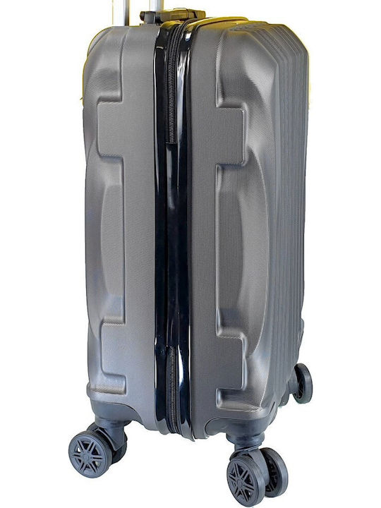 Forecast -20 Cabin Hard Gray Travel Suitcase with 4 Wheels Height 55cm