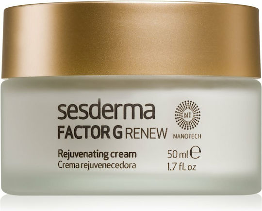 Sesderma Factor G Renew 24-часов Дневен Крем За Лице за Хидратация, Против Стареене и Стягане на Кожата с Центела Азиатика 50ml