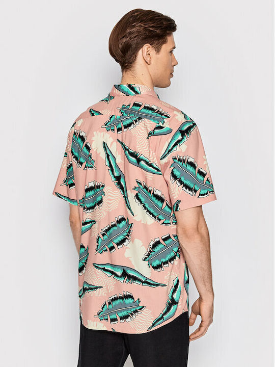 Detoonator Short-sleeved Cotton Shirt Floral Multicolour