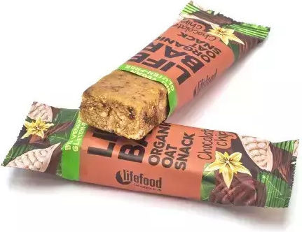 Lifefood Lifebar Oat Energy Bar with Chocolate Pieces 40g