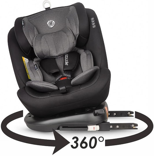Smart Baby Coccolle Nova 360° Καθισματάκι Αυτοκινήτου με Isofix Diamond Black 0-36 kg