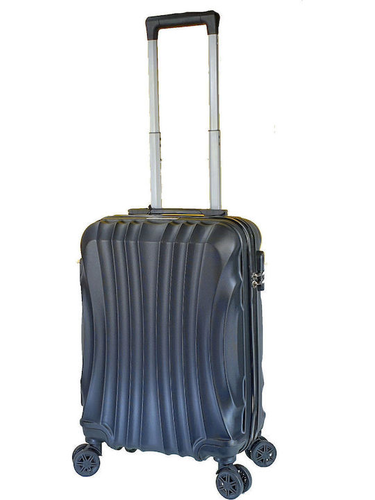 Forecast -20 Cabin Hard Black Suitcase with 4 Wheels Height 55cm