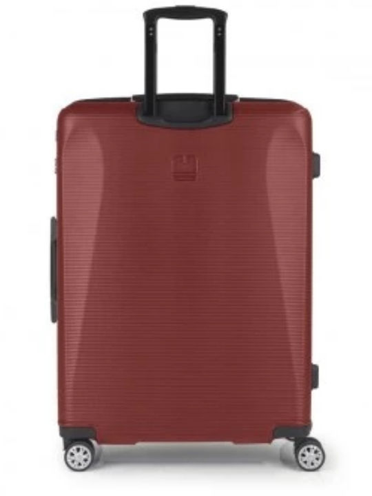 Gabol Miami Valiză De Călătorie De Cabină Tough Roșie Cu 4 Roți Înălțime 55cm