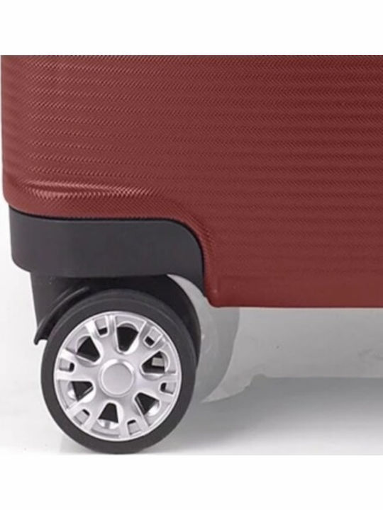 Gabol Miami Valiză De Călătorie De Cabină Tough Roșie Cu 4 Roți Înălțime 55cm