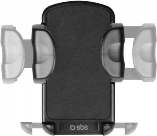 SBS Ventilation Slot Car Mobile & Tablet Mount with Adjustable Hooks Black