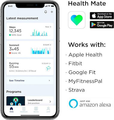 Withings Steel HR Sport (Μαύρο)