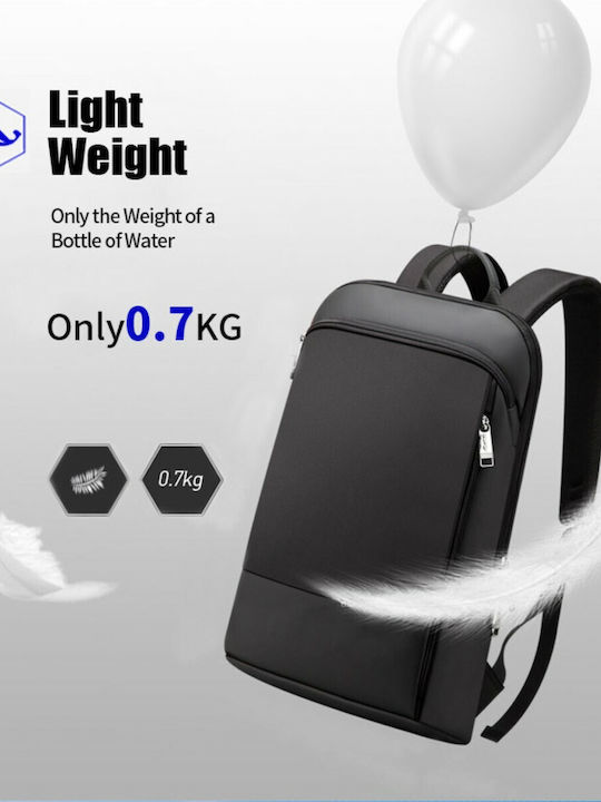 Bopai Wasserdicht Tasche Rucksack für Laptop 17" in Schwarz Farbe 61-85011