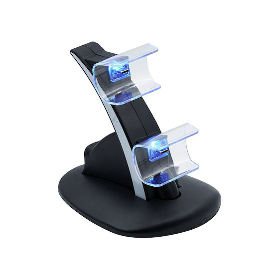 I-Play iplay Stație de încărcare pentru 2 controllere PS5 cu iluminare LED Negru