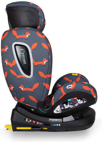 Cosatto All in All Rotate Baby Car Seat i-Size with Isofix Charcoal Mister Fox