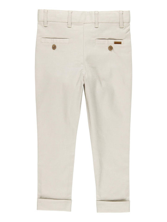 Boboli Boys Fabric Trouser Beige