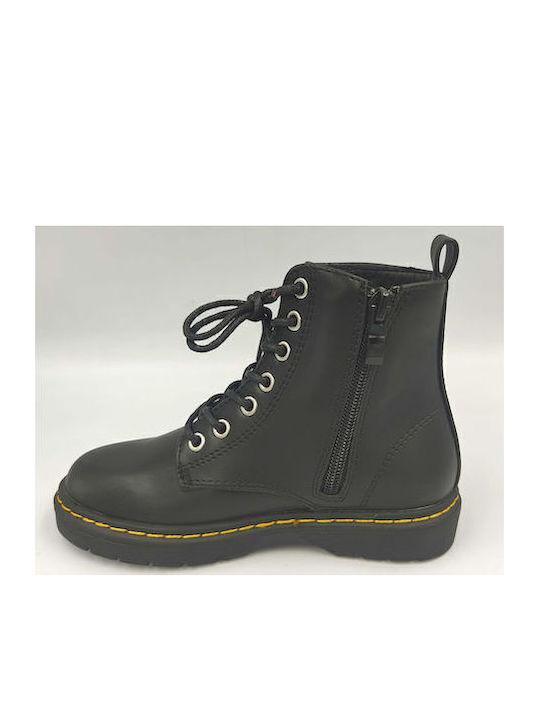 Kinderstiefel mit Reißverschluss Schwarz