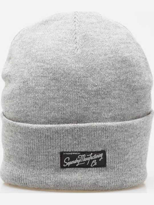 Vintage Classic Beanie Unisex Beanie Knitted in Gray color