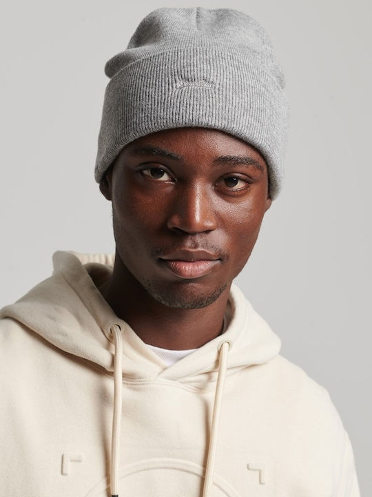 Vintage Classic Beanie Unisex Beanie Knitted in Gray color