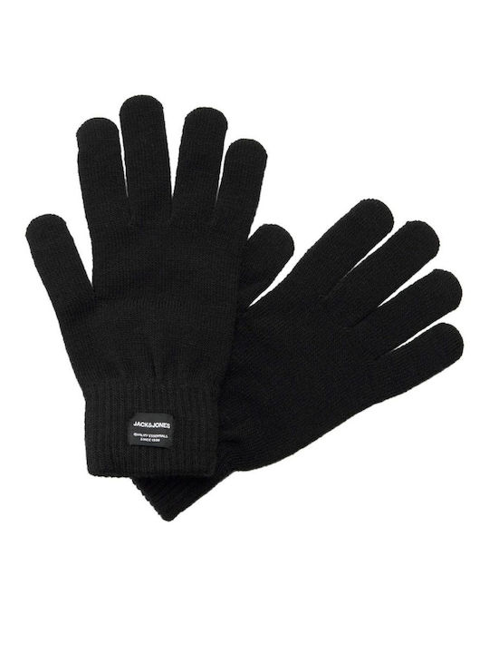 Set with Beanie Knitted in Black color