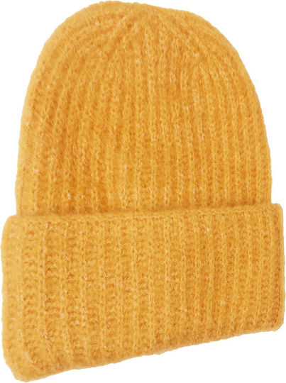 Beanie Beanie Knitted Ochre