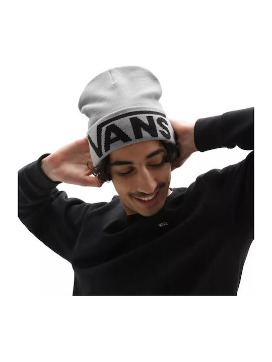 Beanie Ανδρικός Σκούφος Πλεκτός σε Γκρι χρώμα