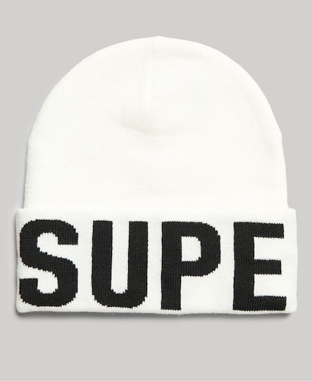 D2 Code Beanie Beanie in White color