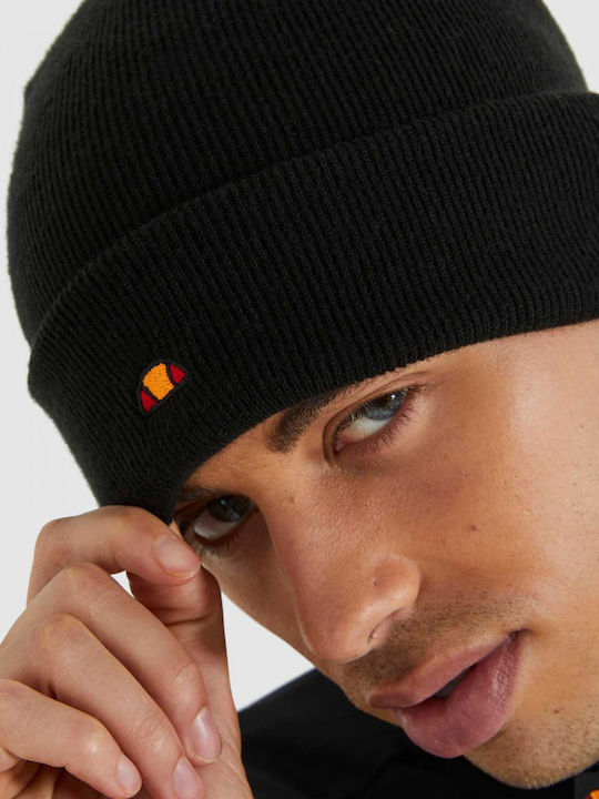 Thar Beanie Ανδρικός Σκούφος με Rib Πλέξη σε Μαύρο χρώμα